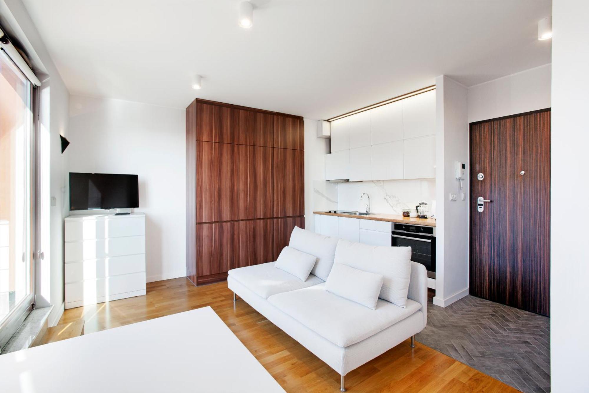 גדנסק Marine Studio With Balcony And Parking By Tyzenhauz מראה חיצוני תמונה
