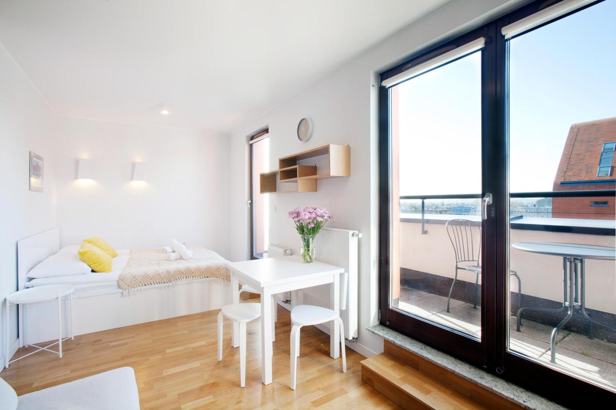 גדנסק Marine Studio With Balcony And Parking By Tyzenhauz מראה חיצוני תמונה